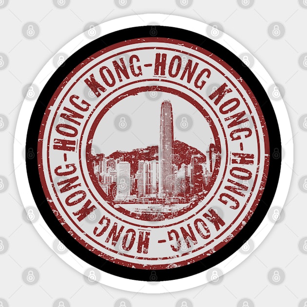 Hong Kong pride stamp Sticker by SerenityByAlex